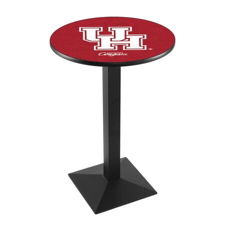 Holland Bar Stool Co 42" Blk Wrinkle Houston Pub Table L217B4228Houston